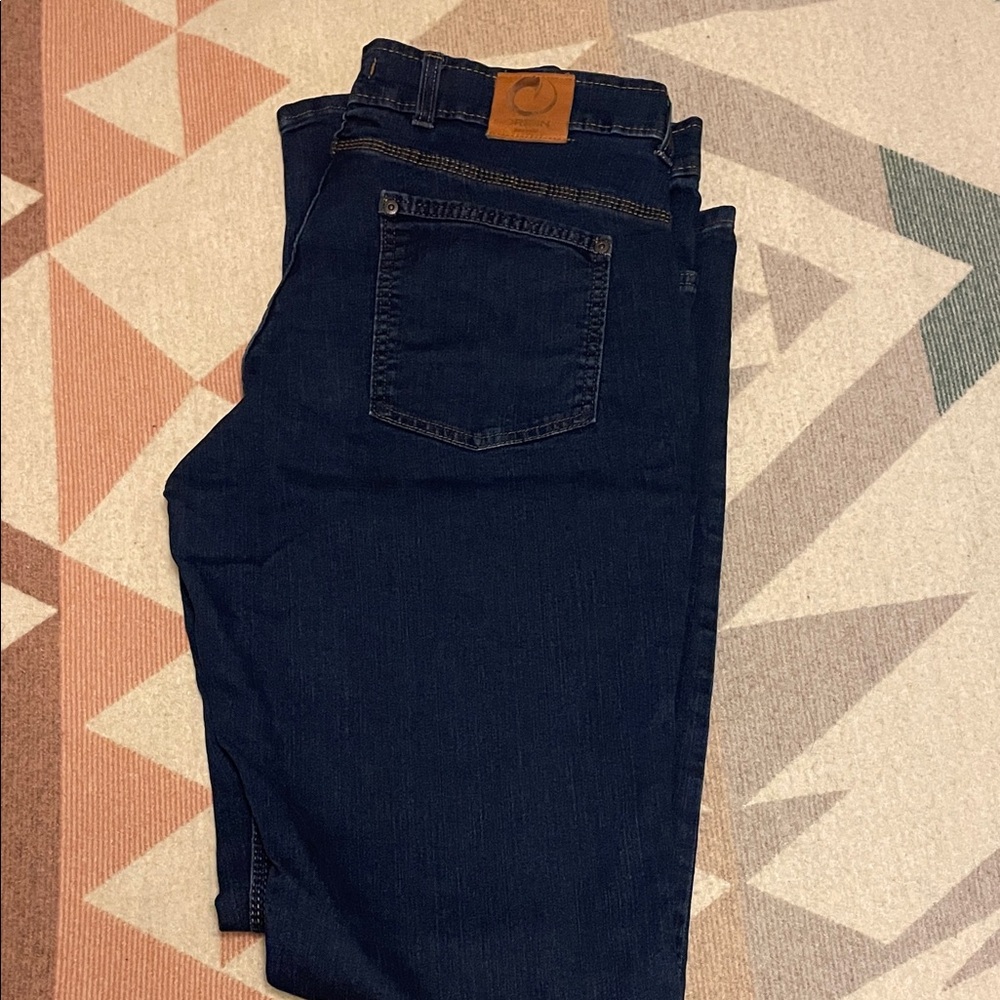 Original USA Delta Flex Jeans Relaxed Fit Dark Wash 36/36 NWOT